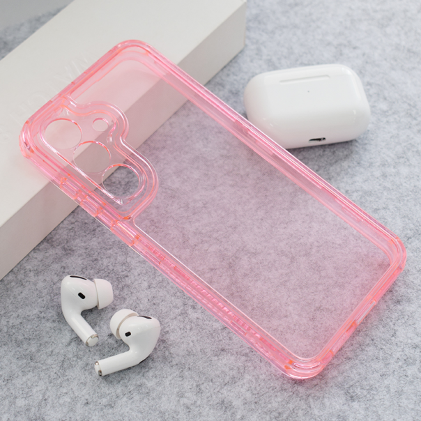 Maska za Samsung S25 FE/ S731B Color, Transparent roze - 620321