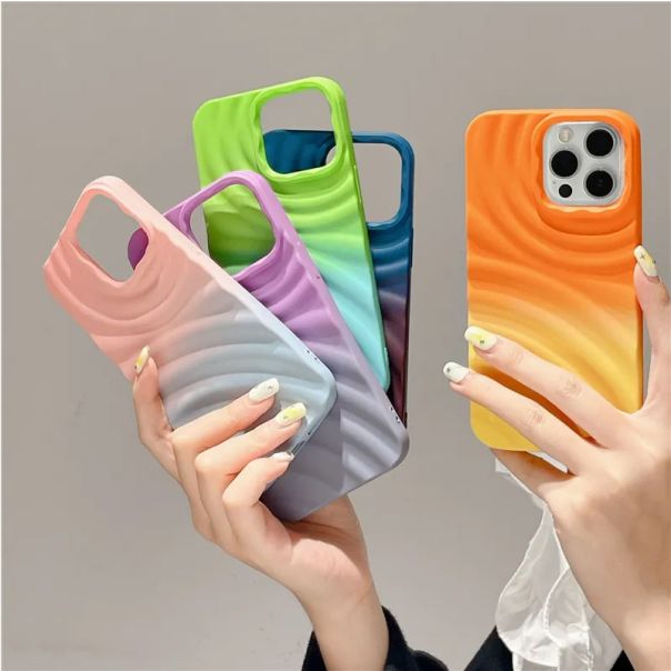 Maska za iPhone 14 Tip5 Color wave - 602294