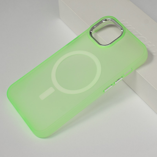 Maska za iPhone 14 Colorful Mag Case zelena - 603846