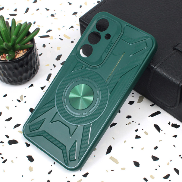 Maska za Samsung A55 5G/ A556B Combat zelena - 611394