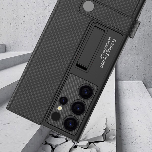 Maska za Samsung S25 Ultra/ S938B Covered Leather crna - 616566