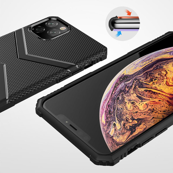 Maska za iPhone 12 Pro Max Cross crna - 048064-1