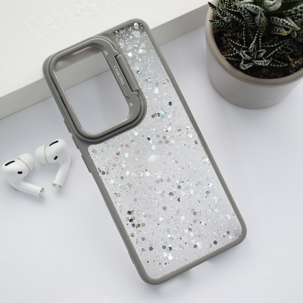 Maska za Honor 90 Crystal Dots siva - 611806