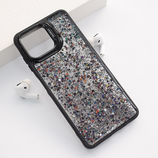 Maska za Samsung A06/ A065F Crystal Dots crna - 613720-1