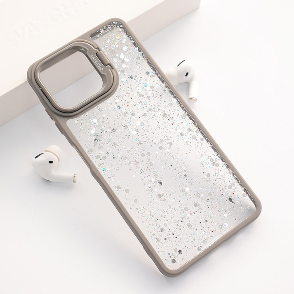 Maska za Samsung A06/ A065F Crystal Dots srebrna - 613723-1