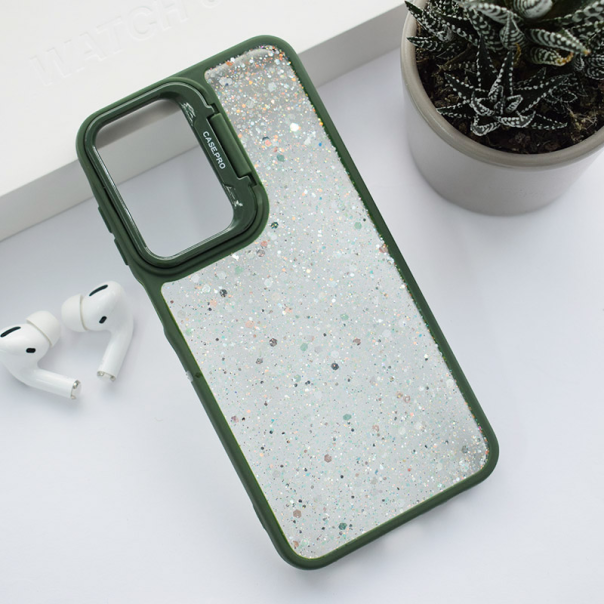 Maska za Samsung A15 4G/ A155F/ A15 5G/ A156B Crystal Dots zelena - 611825