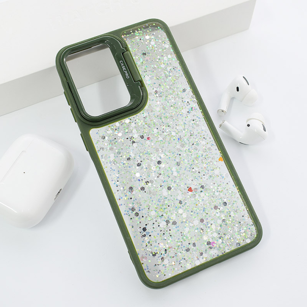 Maska za Samsung A56 5G/ A566B Crystal Dots zelena - 615179