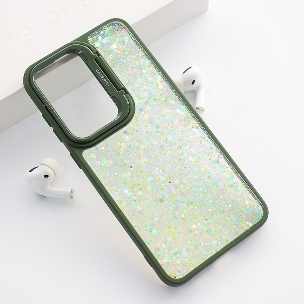 Maska za Samsung S24 FE/ S721B Crystal Dots zelena - 613729-1