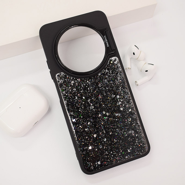 Maska za Xiaomi Redmi 14C/ A4 (2025) Crystal Dots crna - 614663