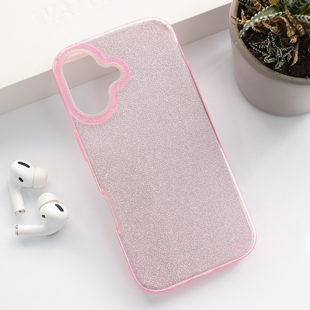 Maska za iPhone 16 Crystal Dust pink - 513482