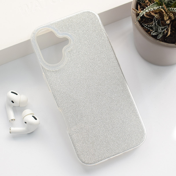 Maska za iPhone 16 Crystal Dust srebrna - 513488