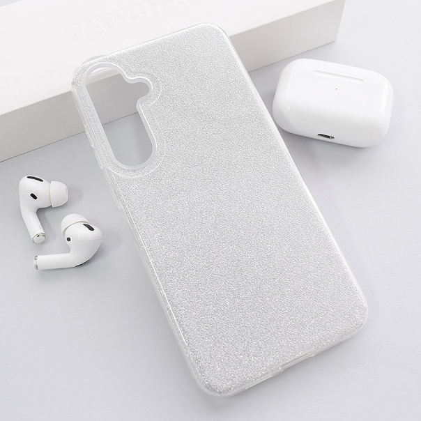 Maska za Samsung S25 Plus/ S936B Crystal Dust srebrna - 614716