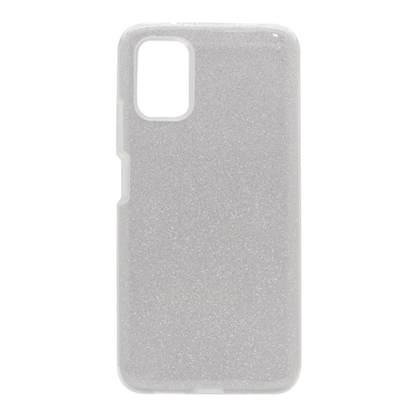 Maska za Xiaomi Poco M3 Crystal Dust srebrna - 050702