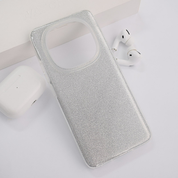 Maska za Xiaomi Redmi Note 14 Pro Plus 5G (EU) Crystal Dust srebrna - 616851