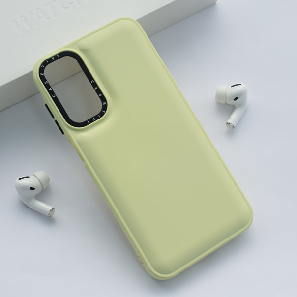 Maska za Samsung A15 4G/ A155F/ A15 5G/ A156B Cushion žuta - 607476