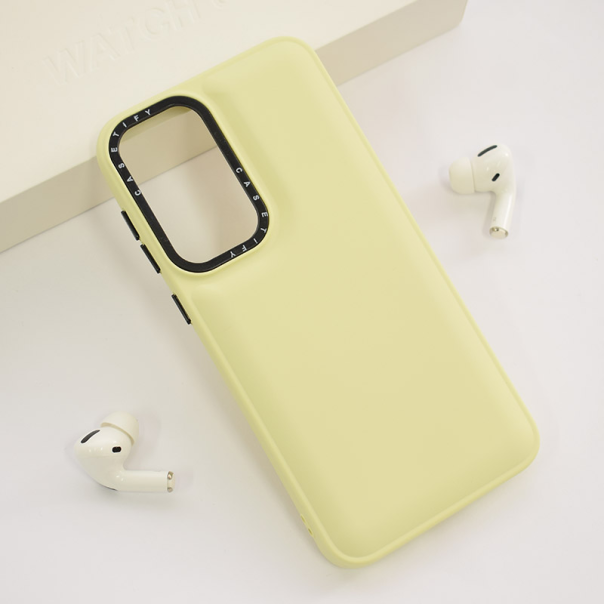 Maska za Samsung S23 FE/ S711U Cushion žuta - 610416