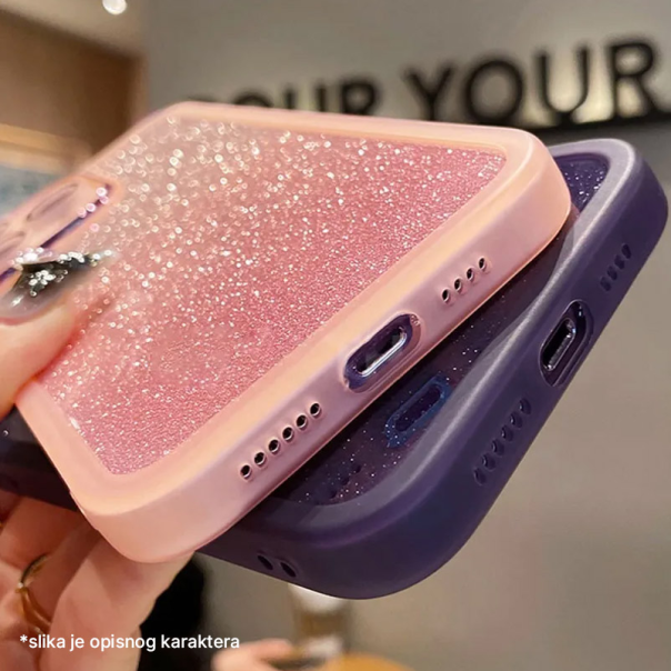 Maska za Honor 200 Lite Diamond Sparkle ljubičasta - 613432