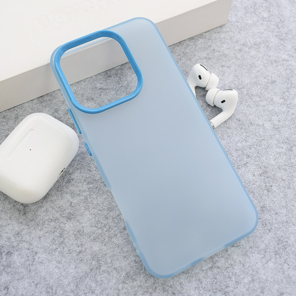 Maska za Honor 400 Lite Electro Glow Frame plava - 618308