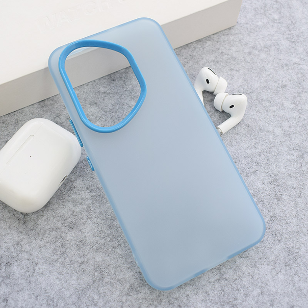 Maska za Honor 400 Pro Electro Glow Frame plava - 618305