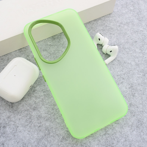 Maska za Honor 400 Pro Electro Glow Frame zelena - 618306