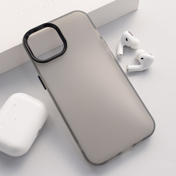 Maska za iPhone 13 Electro Glow Frame crna - 616570