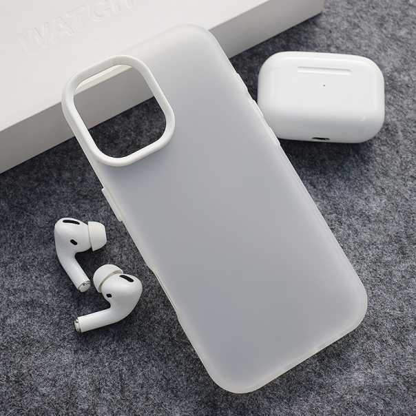 Maska za iPhone 17 Electro Glow Frame bela - 619110