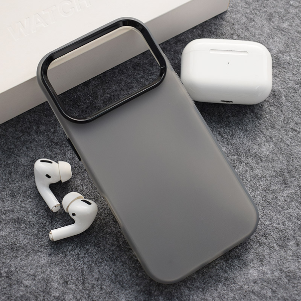 Maska za iPhone 17 Pro Max Electro Glow Frame crna - 619116