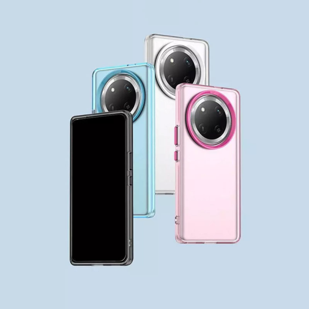 Maska za Samsung A07/ A075F Electro Glow Frame bela - 620331