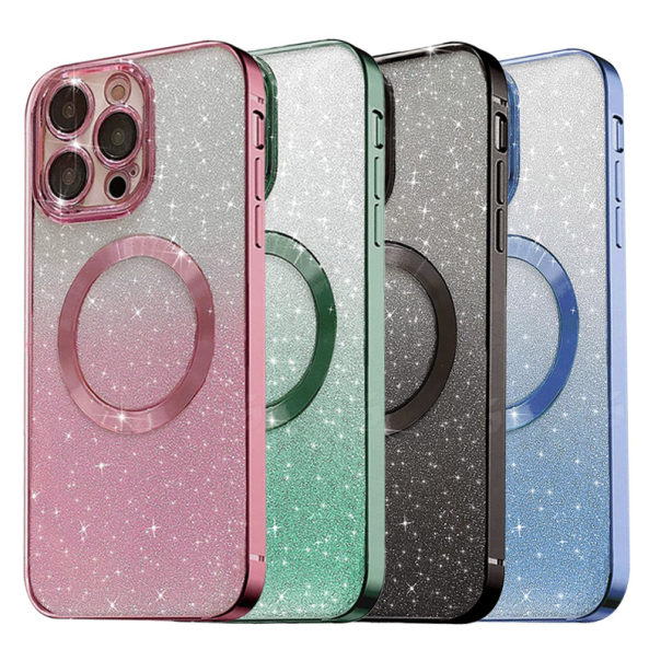 Maska za iPhone 14 Mag Case Electroplated roze - 601126