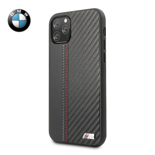 Maska za iPhone 11 Pro crna BMW Faceplate Carbon - BMHCN58MCARBK