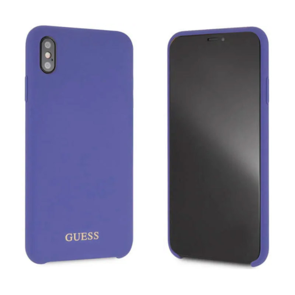 Maska Faceplate GUESS iPhone XS Max ljubičasta - GUHCI65LSGLUV
