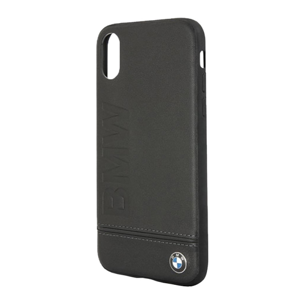 Maska Faceplate Hard BMW iPhone X crna - BMHCPXLLSB