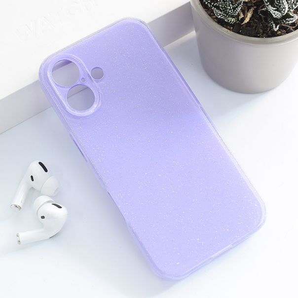 Maska za iPhone 16 Flash Crystal ljubičasta - 613906