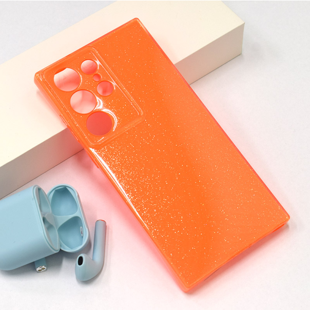 Maska za Samsung S23 Ultra/ S918B narandžasto Flash Crystal - 600634