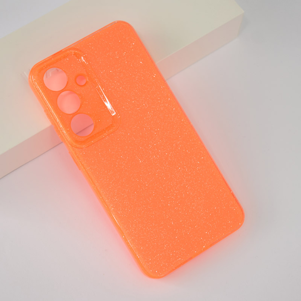 Maska za Samsung S24/ S921B/ S25/ S931B narandžasto Flash Crystal - 607504