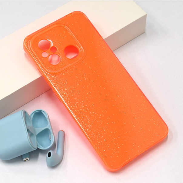 Maska za Xiaomi Redmi 12C narandžasto Flash Crystal - 600639