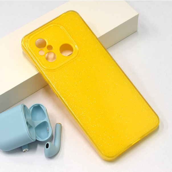Maska za Xiaomi Redmi 12C Flash Crystal žuta - 600642