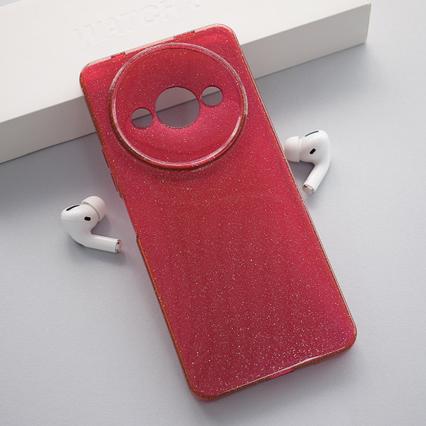 Maska za Xiaomi Redmi A3 (2024) Flash Crystal bordo - 611216