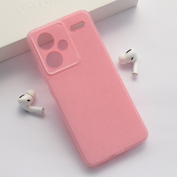 Maska za Xiaomi Redmi Note 13 Pro Plus (EU) 5G Flash Crystal roze - 610472-1