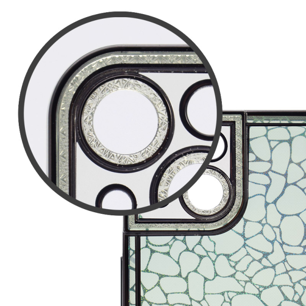 Maska za iPhone 12 Flash Drill srebrna - 600506