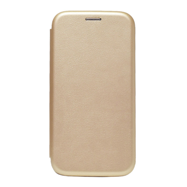 Maska za Realme C21 na preklop Teracell Flip Premium zlatna - 050638