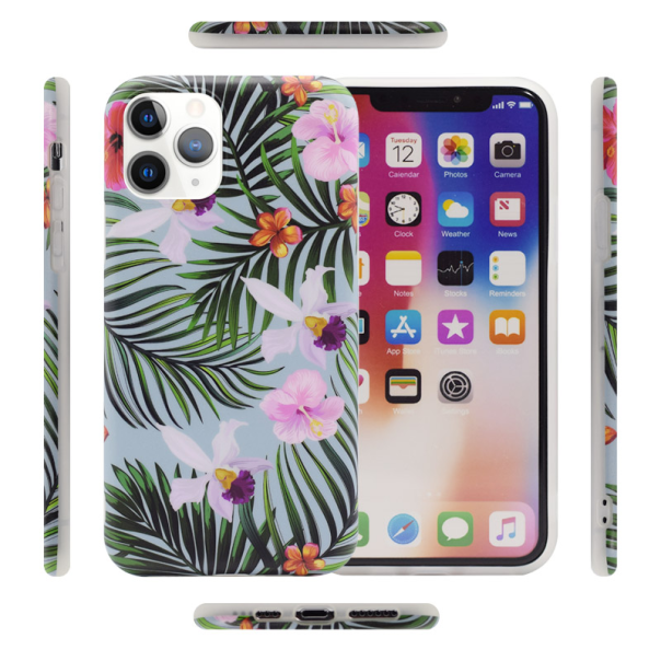 Maska za iPhone 11 Pro Max Flower plava - 042302-1-1