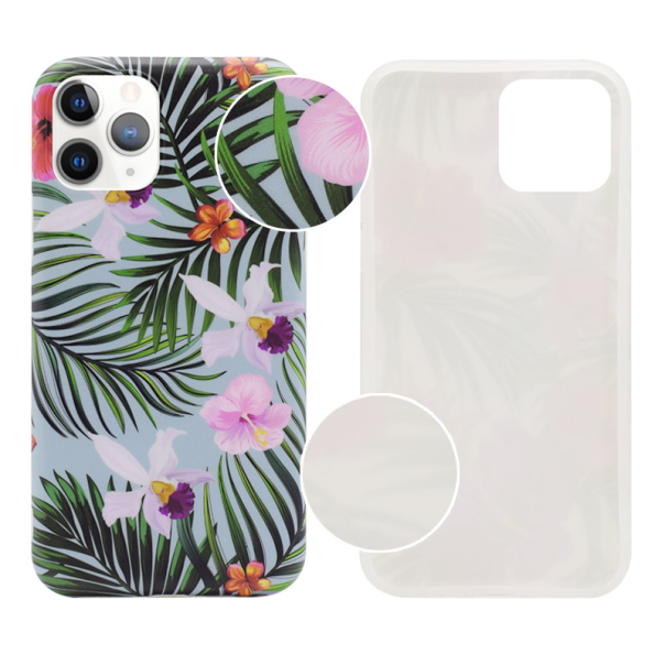 Maska za iPhone 11 Pro Max Flower plava - 042302-1-1