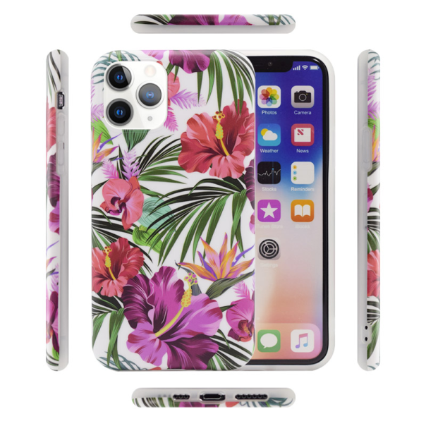 Maska za iPhone XS Max Flower bela - 042306-1-1