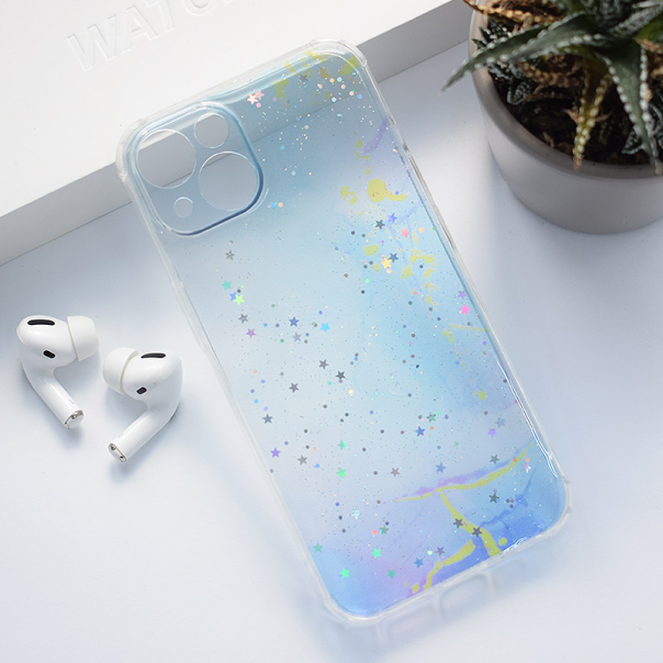 Maska za iPhone 13 Fluid Color svetlo plava - 613510