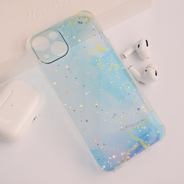 Maska za iPhone 13  Fluid Color svetlo plava - 616242