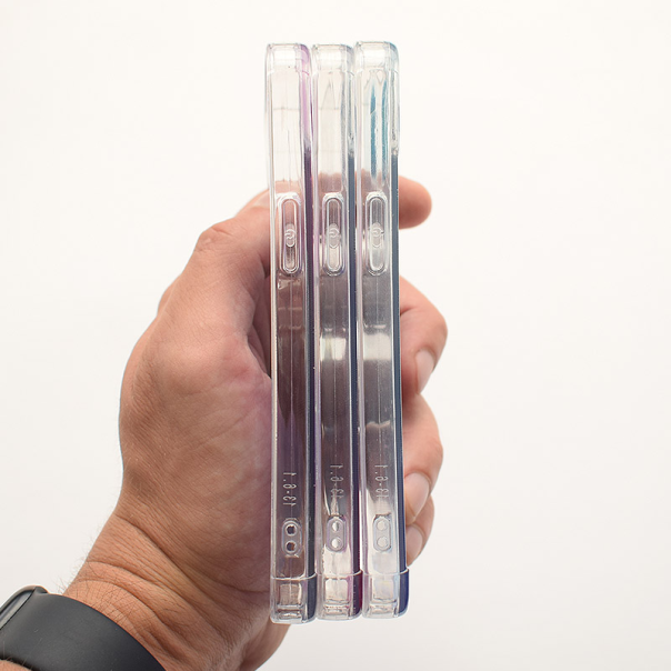 Maska za iPhone 13 Fluid Color svetlo plava - 613510