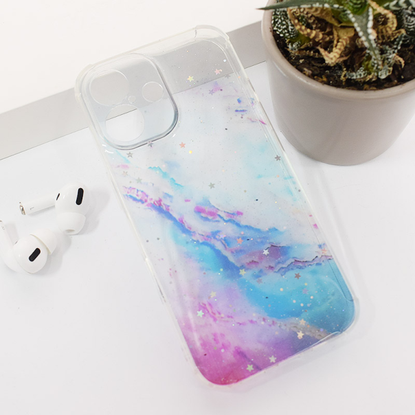 Maska za iPhone 16 ljubicasto Fluid Color plava - 614587