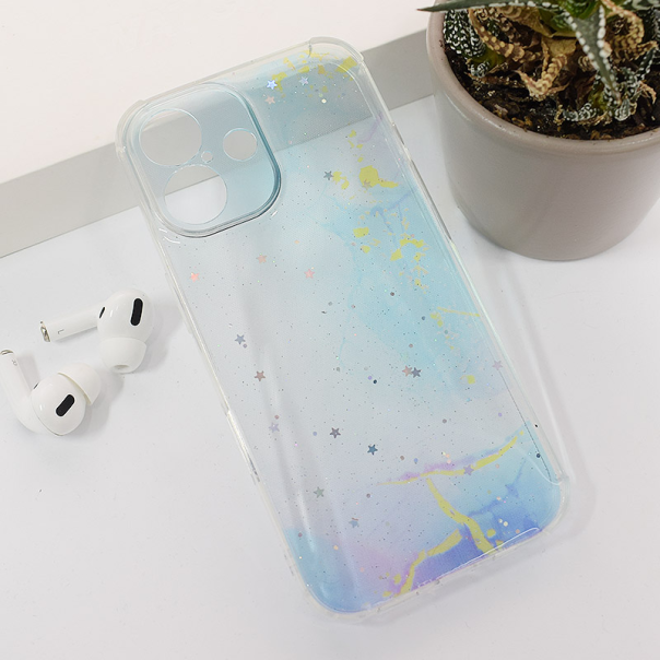 Maska za iPhone 16 Fluid Color svetlo plava - 614588