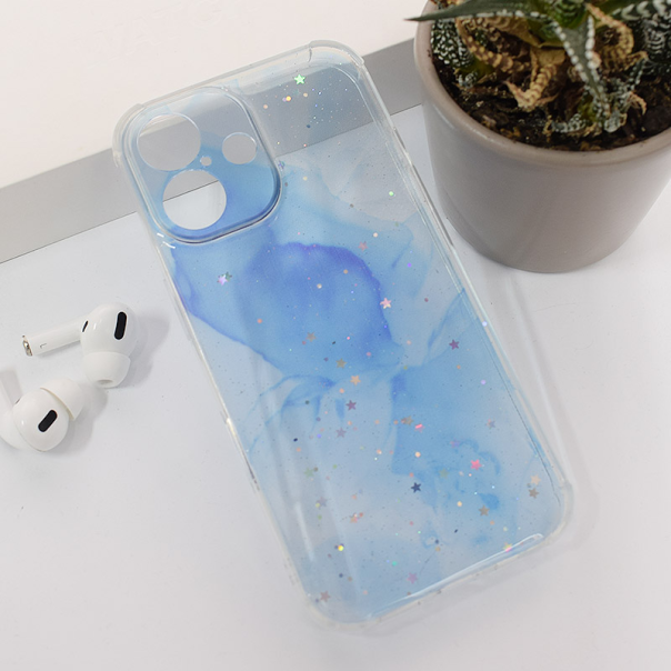 Maska za iPhone 16 Fluid Color tamno plava - 614589